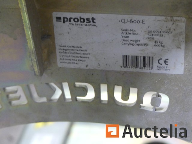 Hijs- zuignap voor hijskraan probst qj-600-e - afbeelding 15 van  17