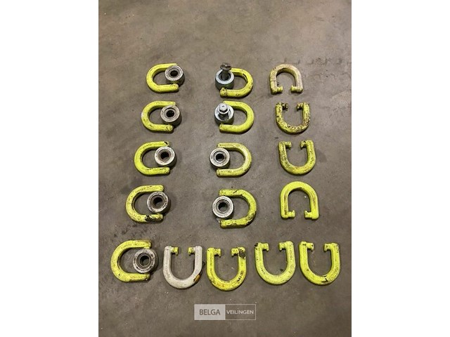 Hijs haken containers gedeelte met montage dop (17x) - afbeelding 1 van  3
