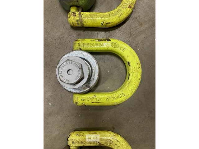 Hijs haken containers gedeelte met montage dop (17x) - afbeelding 2 van  3