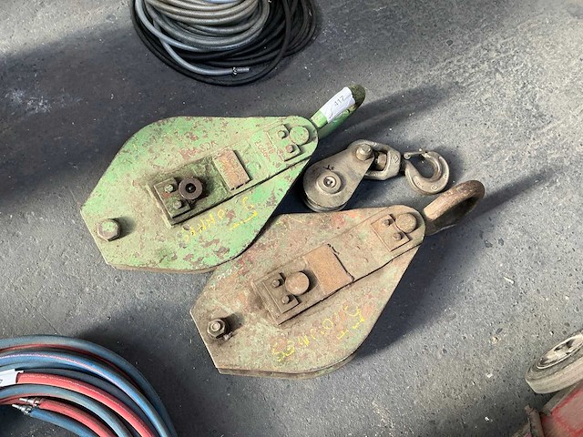 Hijsblokken (2x) - afbeelding 1 van  8