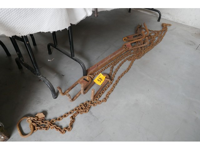 Hijskettingen met haken - afbeelding 1 van  4