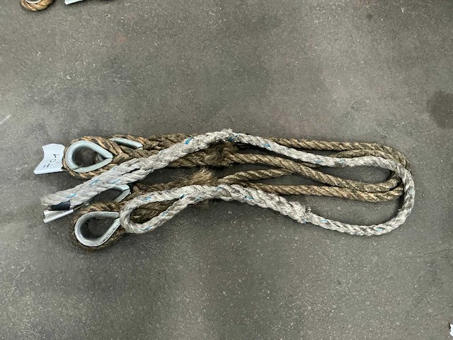 Hijskoort met metalen kousen (2x) - afbeelding 1 van  3