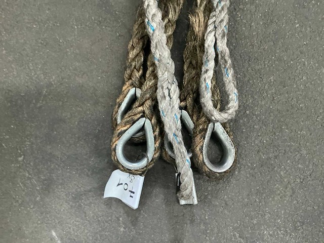 Hijskoort met metalen kousen (2x) - afbeelding 2 van  3