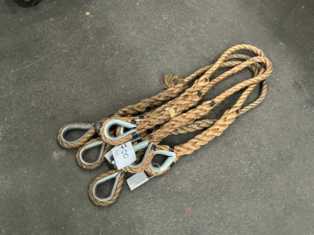 Hijskoort met metalen kousen (4x) - afbeelding 1 van  3