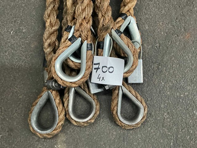 Hijskoort met metalen kousen (4x) - afbeelding 2 van  3