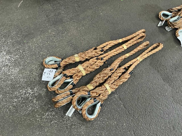 Hijskoort met metalen kousen (4x) - afbeelding 1 van  3
