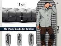 Hikenture 6.2 r-waarde ultralichte opblaasbare slaapmat - afbeelding 5 van  6