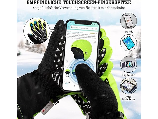 Hikenture winterhandschoenen (xl) - afbeelding 2 van  5