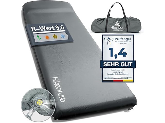 Hikenture zelfopblazende campingmatras - afbeelding 1 van  5