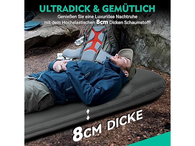 Hikenture zelfopblazende campingmatras - afbeelding 4 van  5