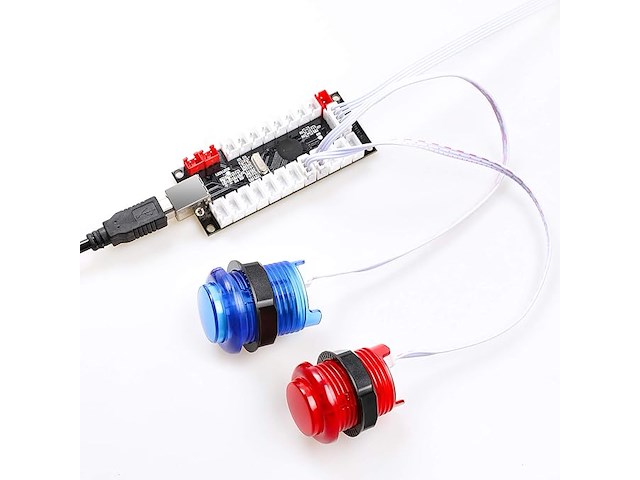Hikig arcade classic kit diy usb led encoder voor pc console - afbeelding 6 van  7