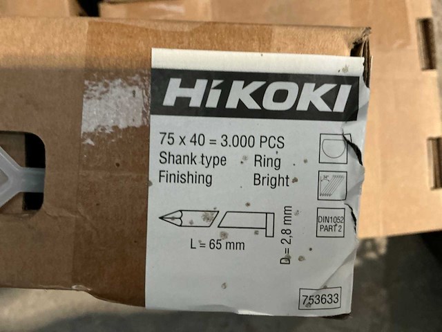 Hikoki 75x40 stripnagels - afbeelding 4 van  4