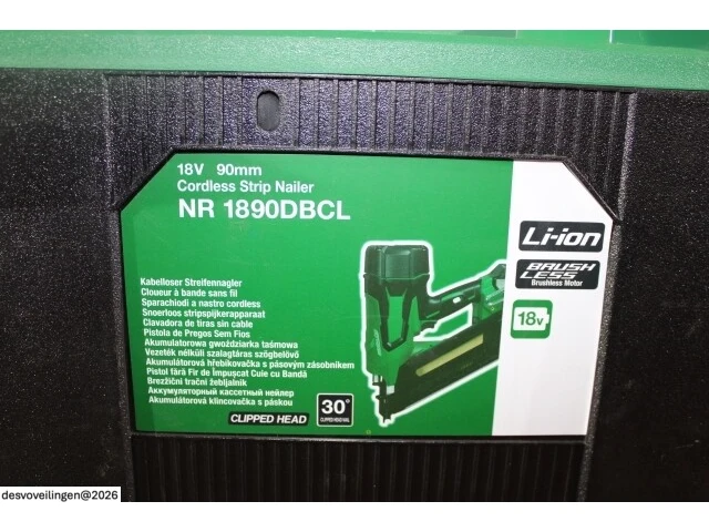 Hikoki accu spijkerapparaat - afbeelding 3 van  7