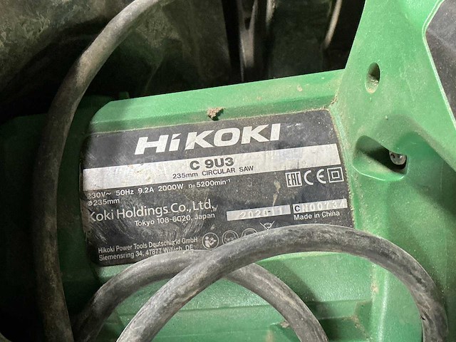 Hikoki c 9u3 cirkelzaag - afbeelding 3 van  4
