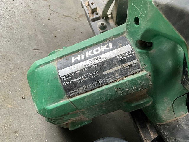 Hikoki c 9u3 cirkelzaagmachine - afbeelding 3 van  4