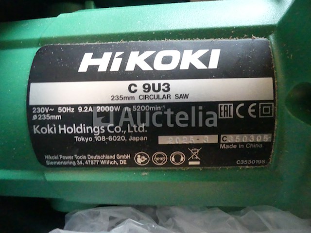 Hikoki c9u3 cirkelzaag - afbeelding 4 van  4