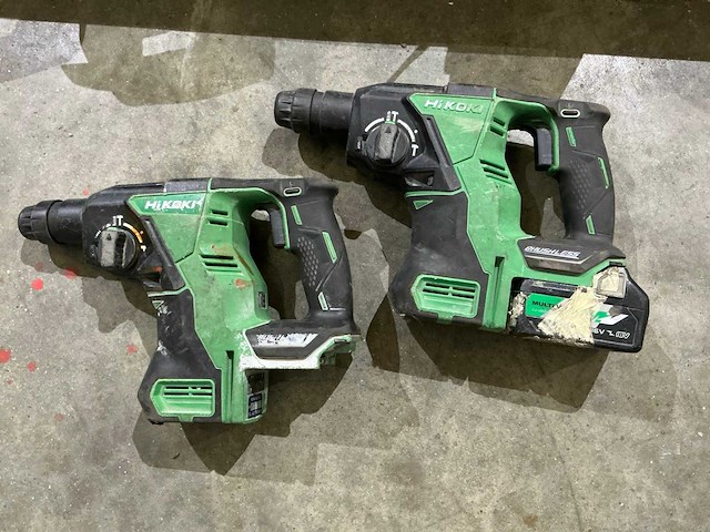 Hikoki dh18dbl boormachine (2x) - afbeelding 1 van  3