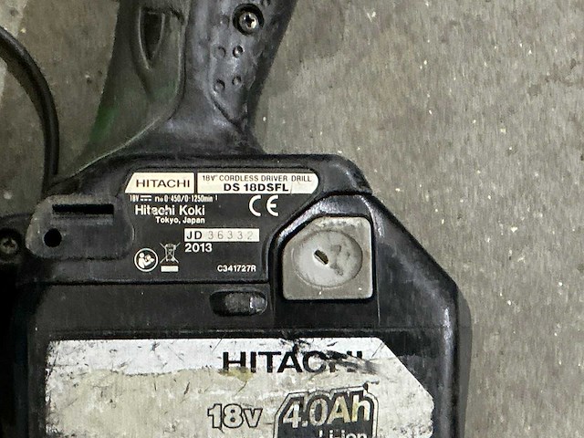 Hikoki ds18dsfl schroefboormachine - afbeelding 3 van  3