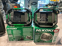 Hikoki en 1x bosch meerdere modellen ur18dsdl, ur18dsal en gpb 18v-5sc werfradio (4x) - afbeelding 1 van  3
