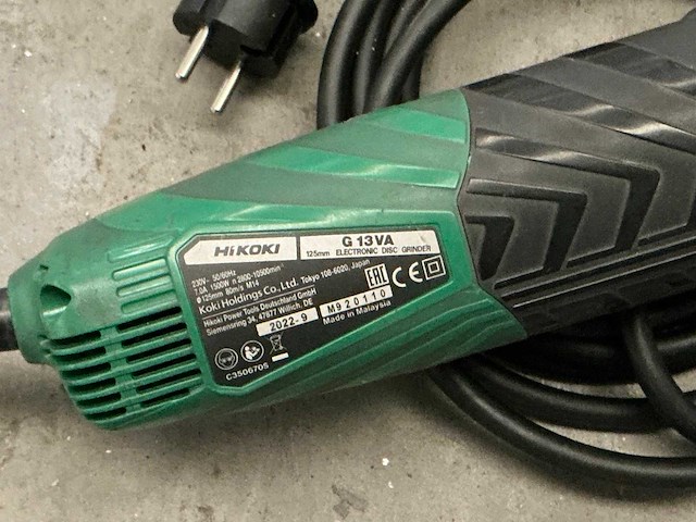 Hikoki g13va haakse slijpmachine - afbeelding 3 van  3