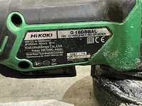 Hikoki g18dbbal haakse slijpmachine - afbeelding 3 van  3