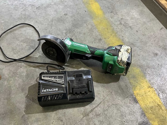 Hikoki g18dbbal haakse slijpmachine - afbeelding 1 van  3