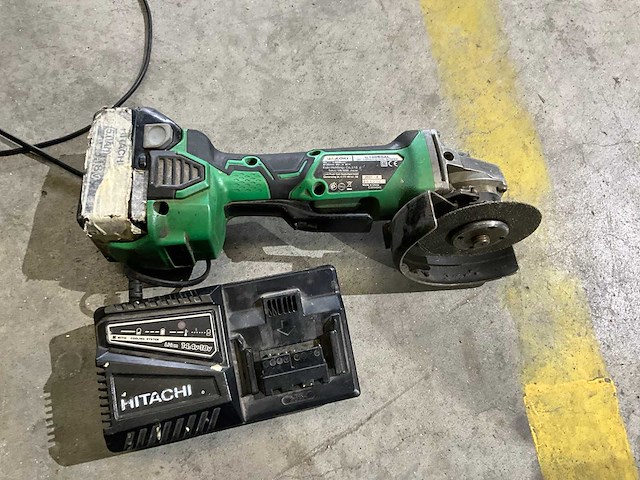 Hikoki g18dbbal haakse slijpmachine - afbeelding 2 van  3