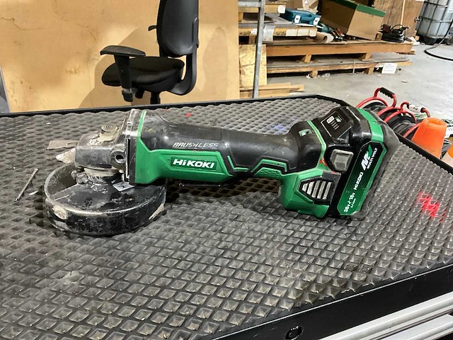 Hikoki g18dbbal haakse slijpmachine - afbeelding 2 van  4