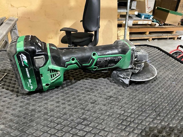 Hikoki g18dbbal haakse slijpmachine - afbeelding 3 van  4