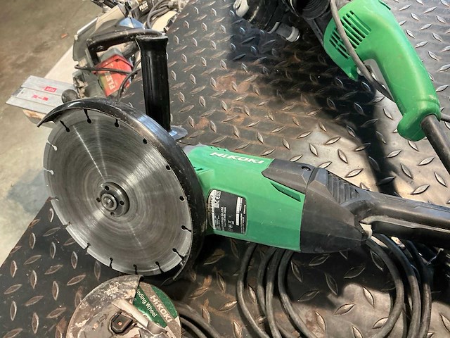 Hikoki g23sw2 en g13sb4 haakse slijpmachine (2x) - afbeelding 3 van  7