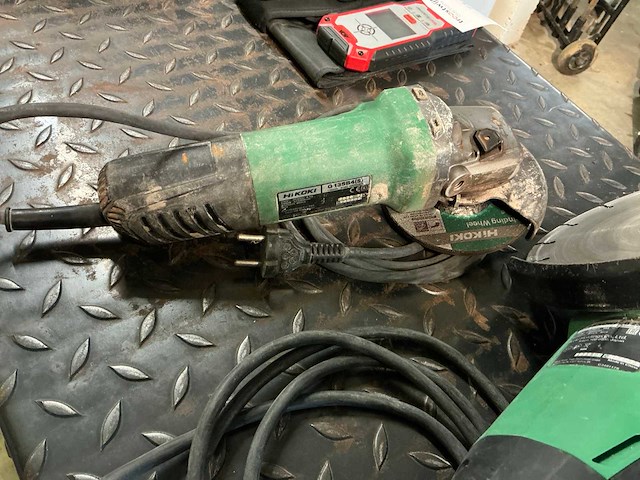 Hikoki g23sw2 en g13sb4 haakse slijpmachine (2x) - afbeelding 5 van  7