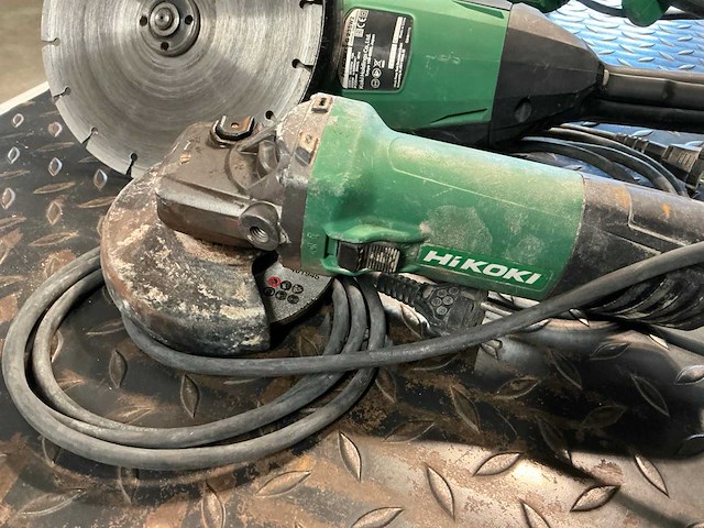 Hikoki g23sw2 en g13sb4 haakse slijpmachine (2x) - afbeelding 7 van  7