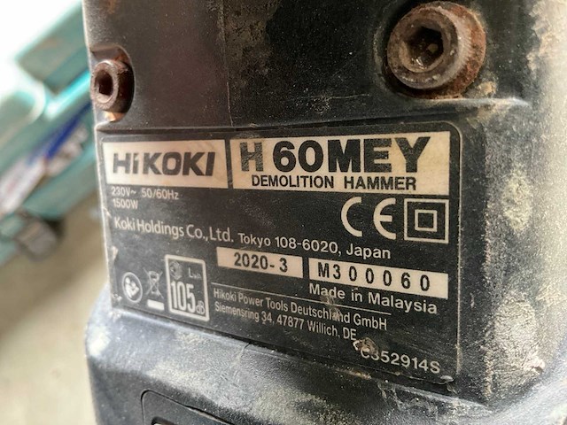 Hikoki h 60ley breekhamer - afbeelding 1 van  1