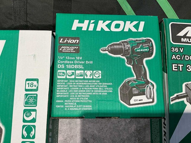 Hikoki meerdere modellen elektrische machines voor 18v en 36v batterij - afbeelding 4 van  13