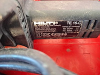 Hilti - sds elektro-pneumatische rothamer - hilti te 15-c - 710 w elektro-pneumatische rotatiehamer - afbeelding 3 van  3