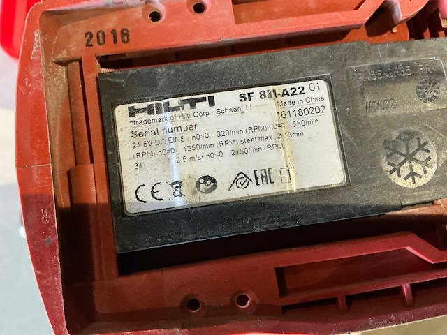 Hilti accu-boormachine (3x) - afbeelding 3 van  12