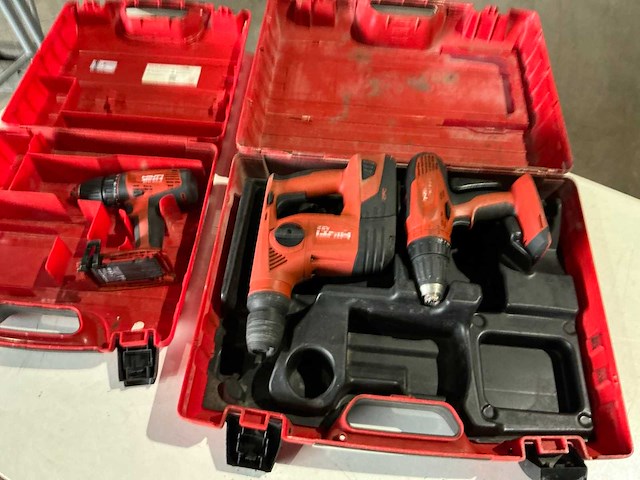 Hilti accu-boormachine (3x) - afbeelding 1 van  11