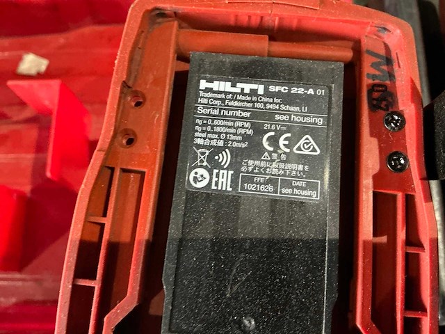 Hilti accu-boormachine (3x) - afbeelding 7 van  11