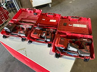 Hilti accu-boormachine (3x) - afbeelding 1 van  12