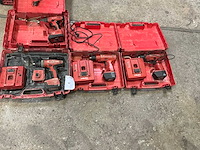 Hilti accu schroefboormachine (4x) - afbeelding 1 van  7