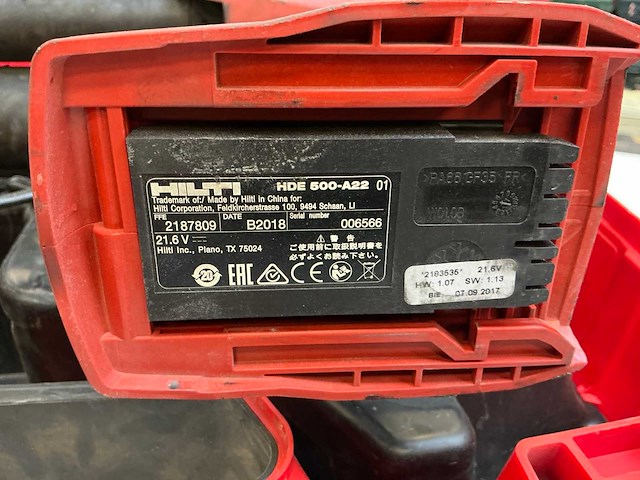 Hilti accugereedschap (2x) - afbeelding 4 van  9