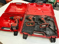 Hilti accugereedschap (3x) - afbeelding 1 van  12
