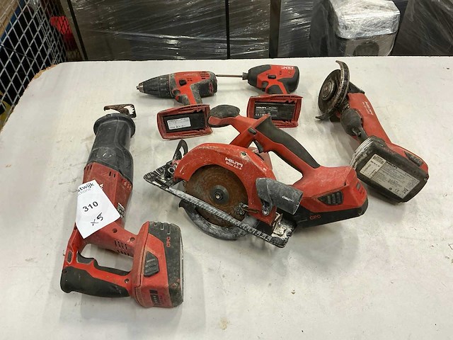 Hilti accugereedschappen (5x) - afbeelding 1 van  13