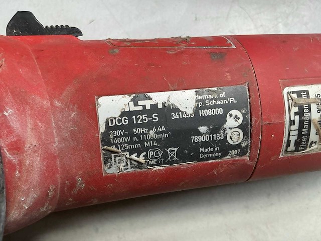 Hilti dcg 125-s haakse slijpmachine - afbeelding 2 van  2