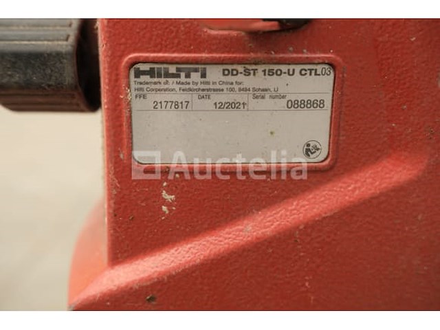 Hilti dd-st 150-u core drill stand - afbeelding 8 van  8