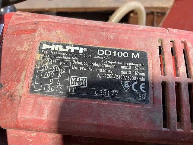 Hilti dd100 kernboormachine - afbeelding 3 van  3