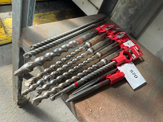Hilti diverse boren en beitels (10x) - afbeelding 1 van  3