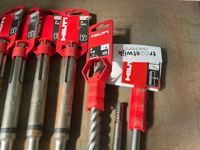 Hilti diverse boren en beitels (10x) - afbeelding 3 van  3
