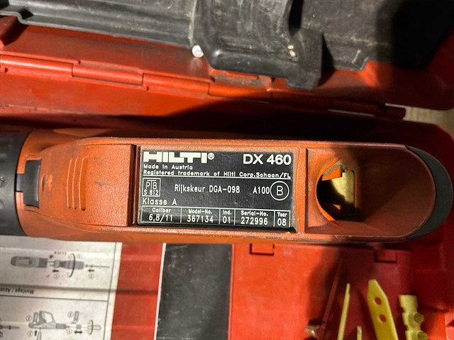 Hilti dx 460 volautomatische schiethamer - afbeelding 1 van  2