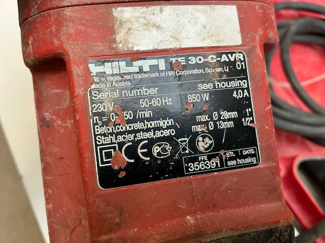 Hilti elektrische gereedschappen (2x) - afbeelding 3 van  8